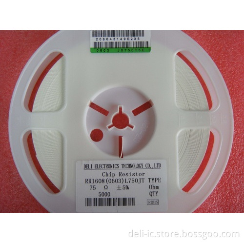 Chip Resistor 75 Ohm 0603 5%